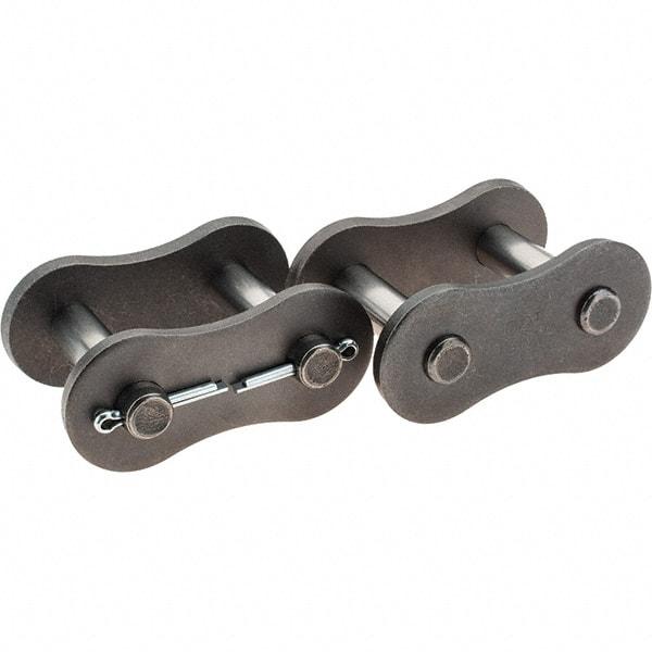 Value Collection - ANSI 160, Cottered Roller Chain Connecting Link - For Use with Single Strand Chain - USA Tool & Supply