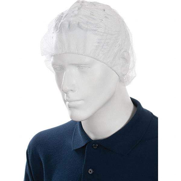 Value Collection - Disposable Beard Covers, Bouffants & Hairnets Type: Hairnet Material: Nylon - USA Tool & Supply