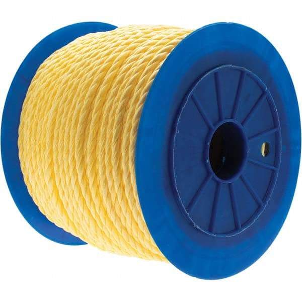 Value Collection - 600' Max Length Polypropylene Twisted Rope - 3/8" Diam - USA Tool & Supply