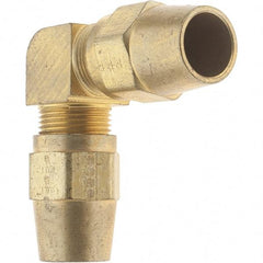 Value Collection - 5/8" OD, Brass Elbow - Comp x MNPT Ends - USA Tool & Supply