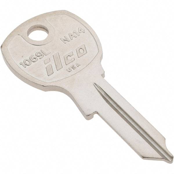 Value Collection - National Cabinet Key Blank - Nickel - USA Tool & Supply