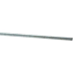 Value Collection - M10x1.25 1m Long, Steel Metric Threaded Rod - Zinc-Plated Finish - USA Tool & Supply