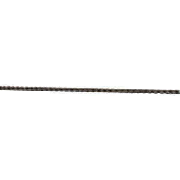Value Collection - #8-32 UNC (Coarse), 3' Long, Stainless Steel Threaded Rod - 3' Long - USA Tool & Supply