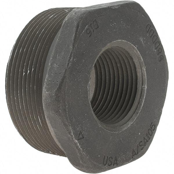 Value Collection - Size 1-1/4 x 2", Steel Pipe Hex Bushing - Threaded (NPT) End Connection - USA Tool & Supply