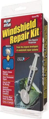 Value Collection - Automotive Repair & Service Kits Type: Windshield Repair Kit Contents: 1 Syringe, Repair Compound, Adhesive Disk and Pedestal for One Repair - USA Tool & Supply