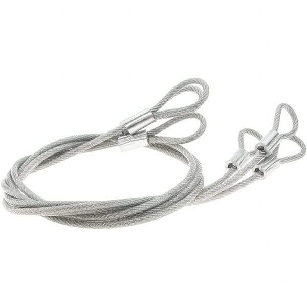 Value Collection - Locking Cable & Chain Length (Inch): 48 Length (Feet): 4 - USA Tool & Supply