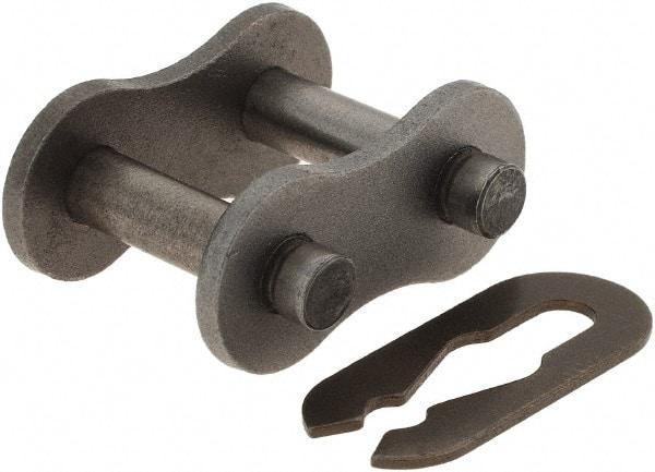 Value Collection - ANSI 40, Spring Type Roller Chain Connecting Link - For Use with Single Strand Chain - USA Tool & Supply