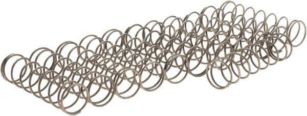 Value Collection - 19/32" OD, 0.04" Wire, Compression Spring - 3.1 Lb Spring Rating, Spring Steel - USA Tool & Supply