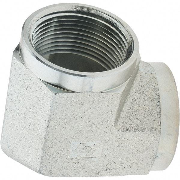 Value Collection - Industrial Pipe 90° Elbow - FNPTF x FNPTF, 1,800 psi - USA Tool & Supply