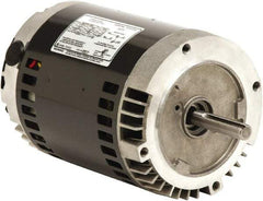 US Motors - 3/4 hp, ODP Enclosure, No Thermal Protection, 3,450 RPM, 208-230/460 & 190/380 Volt, 60 Hz, Three Phase Standard Efficient Motor - Size 56 Frame, C-Face Mount, 1 Speed, Ball Bearings, 2.7-2.8/1.4 Full Load Amps, B Class Insulation, Reversible - USA Tool & Supply