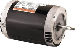 US Motors - 1.5 hp, ODP Enclosure, No Thermal Protection, 3,520 RPM, 208-230/460 Volt, 60 Hz, Three Phase Standard Efficient Motor - Size 56 Frame, C-Face Mount, 1 Speed, Ball Bearings, 5-5/2.5 Full Load Amps, F Class Insulation, CCW Lead End - USA Tool & Supply