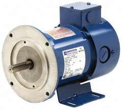 US Motors - 1 hp, TEFC Enclosure, 1,750 RPM, 180 Volt, DC Motor - Size 56 Frame, C-Face/Base Mount, 1 Speed, 4.9 Full Load Amps, CCW Lead End - USA Tool & Supply