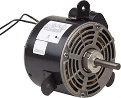 US Motors - 1/4 hp, OPAO Enclosure, Auto Thermal Protection, 1,075 RPM, 208-230 Volt, 60 Hz, Industrial Electric AC/DC Motor - Size 48 Frame, Bracket Mount, 2 Speed, Sleeve Bearings, 2.2-2.5 Full Load Amps, B Class Insulation, Reversible - USA Tool & Supply