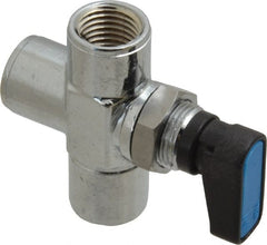 Aignep USA - 1/4" Pipe, Full Port, Brass Standard Ball Valve - USA Tool & Supply