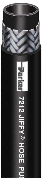 Parker - 5/8" ID x 29/32" OD CTL Push-on Air Hose - 300 Working psi, -40 to 212°F, Black - USA Tool & Supply