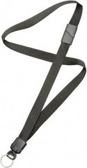 Ability One - Lanyards Material: Nylon Color: Black - USA Tool & Supply