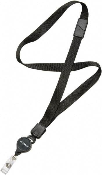Ability One - Lanyards Material: Nylon Color: Black - USA Tool & Supply