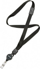 Ability One - Lanyards Material: Nylon Color: Black - USA Tool & Supply