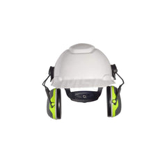 Earmuffs: Listen –Only, 25 dB NRR Behind the Neck, 25 dB NRR Under the Chin, Foam Cushion Foam Cushion, Black ABS Cups