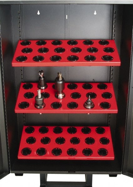 Huot - 54 Hole Tool Crib Storage Cabinet - USA Tool & Supply