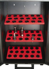 Huot - 54 Hole Tool Crib Storage Cabinet - USA Tool & Supply