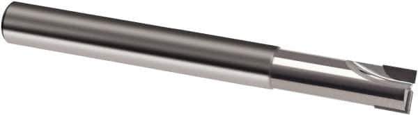 Guhring - 8mm, 8mm LOC, 8mm Shank Diam, 100mm OAL, 2 Flute, Polycrystalline Diamond (PCD) Square End Mill - Single End, Series 5493 - USA Tool & Supply