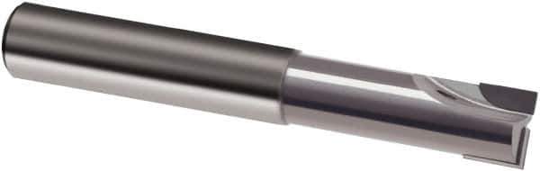 Guhring - 10mm, 8mm LOC, 10mm Shank Diam, 72mm OAL, 2 Flute, Polycrystalline Diamond (PCD) Square End Mill - Single End, Series 5492 - USA Tool & Supply