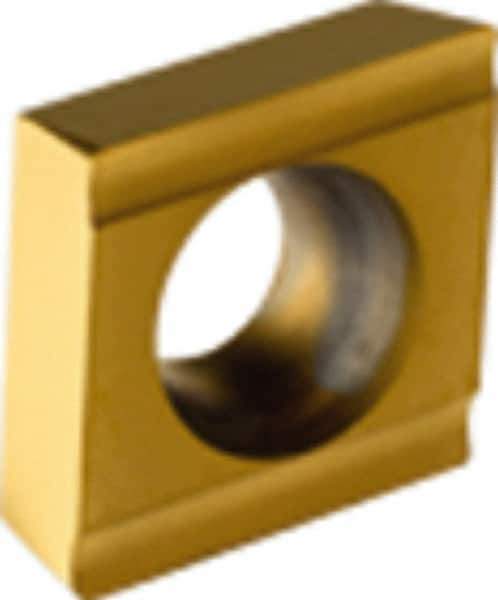 Guhring - CPGT020400 T Grade VHM Carbide Milling Insert - TiN Finish, 2.38mm Thick - USA Tool & Supply