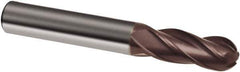 Guhring - 16mm, 32mm LOC, 16mm Shank Diam, 92mm OAL, 4 Flute, Solid Carbide Square End Mill - Single End, Nano-A Finish, Spiral Flute, 36/38° Helix, Centercutting, Right Hand Cut, Right Hand Flute, Series 6707 - USA Tool & Supply