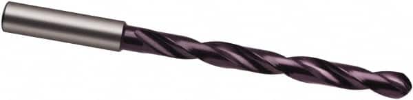 Guhring - 17mm Spiral Flute Solid Carbide Taper Length Drill Bit - USA Tool & Supply
