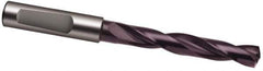 Guhring - Letter W 140° Solid Carbide Jobber Drill - FIREX Finish, Right Hand Cut, Spiral Flute, 103mm OAL, SU Point - USA Tool & Supply
