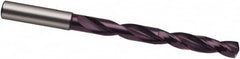 Guhring - 16.9mm 140° Spiral Flute Solid Carbide Taper Length Drill Bit - USA Tool & Supply