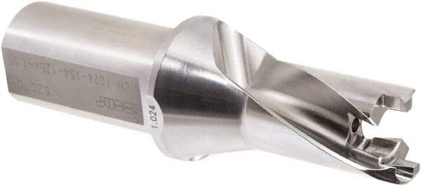 Iscar - 1.024" to 1.059" Diam, 1.5xD, 1.54" Max Depth, 1-1/4" Shank Diam, 5.52" OAL, Replaceable-Tip Drill - FCP, HCP-IQ, ICK, ICK-2M, ICM, ICP, iCP-2M Insert, 53758793 Toolholder, Series SumoCham - USA Tool & Supply