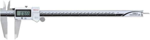 Mitutoyo - 0 to 300mm Range, 0.01mm Resolution, IP67 Electronic Caliper - 0.0015" Accuracy, SPC Output - USA Tool & Supply