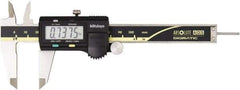 Mitutoyo - 0 to 100mm Range, 0.01mm Resolution, Electronic Caliper - 0.001" Accuracy - USA Tool & Supply
