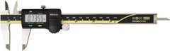 Mitutoyo - 0 to 150mm Range, 0.01mm Resolution, Electronic Caliper - 0.001" Accuracy, SPC Output - USA Tool & Supply