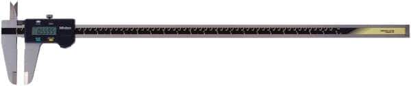 Mitutoyo - 0 to 600mm Range, 0.01mm Resolution, Electronic Caliper - 0.002" Accuracy, SPC Output - USA Tool & Supply