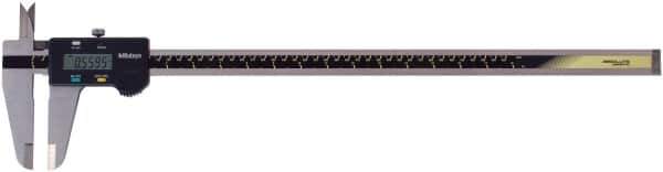 Mitutoyo - 0 to 450mm Range, 0.01mm Resolution, Electronic Caliper - 0.002" Accuracy, SPC Output - USA Tool & Supply