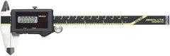 Mitutoyo - 0 to 150mm Range, 0.01mm Resolution, Electronic Caliper - 0.001" Accuracy, SPC Output - USA Tool & Supply