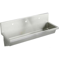 ELKAY - Stainless Steel Sinks Type: Multiple Wash-Station Outside Length: 60 (Inch) - USA Tool & Supply