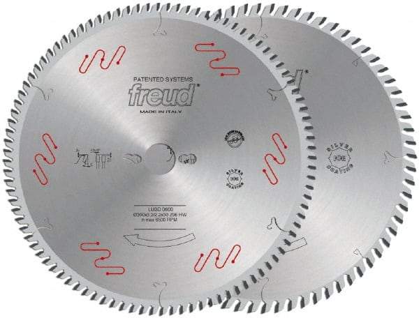 Freud - 300mm Diam, 30mm Arbor Hole Diam, 72 Tooth Wet & Dry Cut Saw Blade - Carbide-Tipped, Standard Round Arbor - USA Tool & Supply