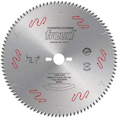 Freud - 250mm Diam, 30mm Arbor Hole Diam, 80 Tooth Wet & Dry Cut Saw Blade - Carbide-Tipped, Standard Round Arbor - USA Tool & Supply