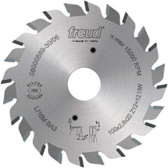 Freud - 120mm Diam, 20mm Arbor Hole Diam, Wet & Dry Cut Saw Blade - Carbide-Tipped, Standard Round Arbor - USA Tool & Supply