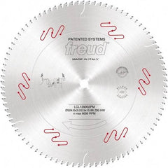 Freud - 305mm Diam, 3-1/8" Arbor Hole Diam, 36 Tooth Wet & Dry Cut Saw Blade - Carbide-Tipped, Standard Round Arbor - USA Tool & Supply