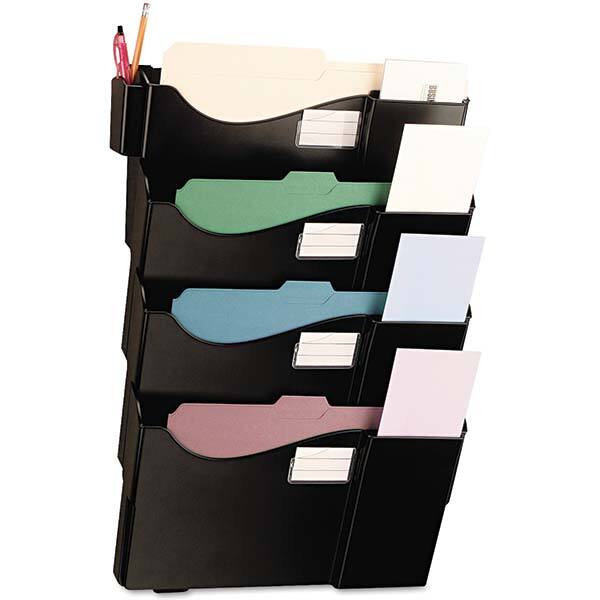 UNIVERSAL - File Folders, Expansion Folders & Hanging Files Folder/File Type: Hanging File Folder Color: Black - USA Tool & Supply