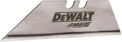 DeWALT - 5 Piece Steel Utility Knife Blade - 2-1/2" OAL - USA Tool & Supply