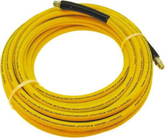 Continental ContiTech - 50' Long, 3/4 Male Rigid x Male Swivel, -20 to 200°F, Nitrile High Temp & High Pressure Hose - 3/4" ID x 1.2" OD, Yellow, 1,000 Max psi - USA Tool & Supply