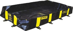 Justrite - 355 Gal Low Wall Berm - 6' Wide x 8" Long - USA Tool & Supply