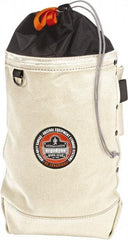 Ergodyne - White Canvas Bolt Bag - 5" Wide x 10" Deep x 13" High - USA Tool & Supply