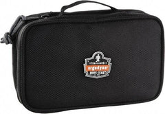 Ergodyne - 1 Pocket Black Polyester Tool Bag - 7-1/2" Wide x 4-1/2" Deep x 3" High - USA Tool & Supply